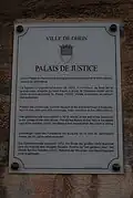 Fiche signalétique du bâtiment