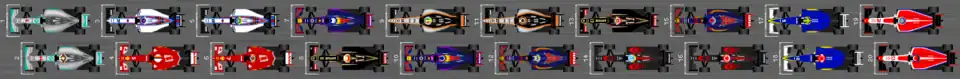 Schéma de la grille de qualification du Grand Prix du Japon 2015