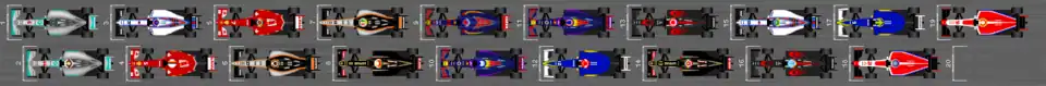 Schéma de la grille de qualification du Grand Prix du Japon 2015