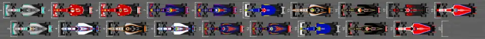 Schéma de la grille de qualification du Grand Prix du Brésil 2015