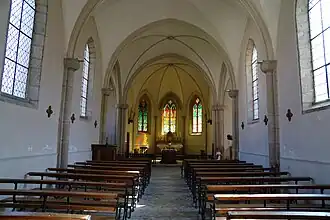L'intérieur.
