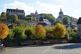 Vue sur la butte.