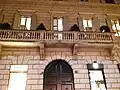 Façade du Palazzo Carcassola Grandi à Milan.