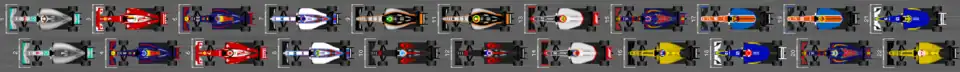 Schéma de la grille de départ du Grand Prix du Canada 2016