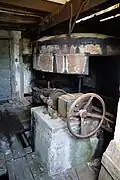 La partie supérieure.