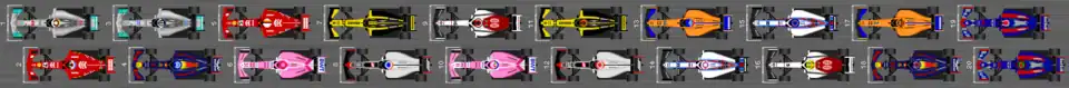 Schéma de la grille de départ du Grand Prix des États-Unis 2018