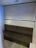 Cabine interne pour deux personnes avec lits superposés
