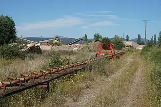 Arrivée à la plateforme de traitement de Roye.
