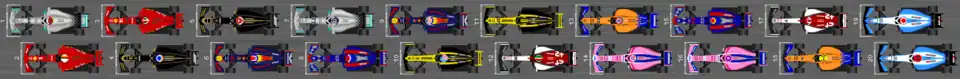 Schéma des résultats de la troisième séance d'essais libres du Grand Prix d'Australie 2019