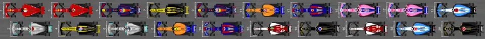 Schéma de la grille de départ du Grand Prix du Canada 2019.
