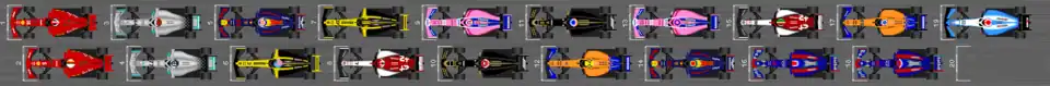 Schéma de la grille de qualification du Grand Prix de Belgique 2019.