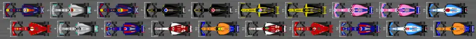 Schéma de la grille de départ du Grand Prix du Brésil 2019