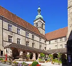L'abbaye de Luxeuil.