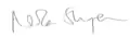 Signature de Nicola Sturgeon