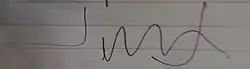 signature de Jacques Jouet