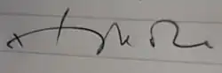 signature de Jean-Paul Honoré
