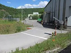Voies de l'usine.