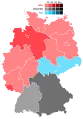 Parti en tête par Land.
