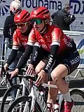 Greta Richioud a l'arrivée de LBL women 2021.
