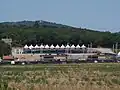 L'espace principal du festival des Déferlantes installé à côté du château d'Aubiry.