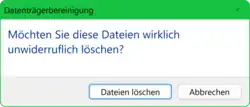 Description de l'image 20231112 14 28 05-Datenträgerbereinigung.png.