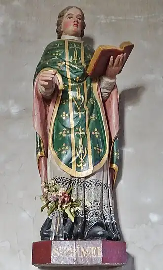 Statue de saint Primel.