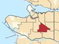 Frontière de la circonscription en 2023.