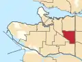 Frontière de la circonscription en 2023.