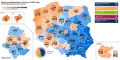 Résultats par circonscription à la Diète