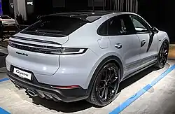 Porsche Cayenne Coupé Turbo S E-Hybrid GT-Paket (lifting, vue arrière)