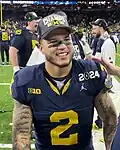 Blake Corum, running back et MVP offensif de la finale.