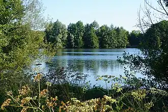 Étang des anciennes gravières.