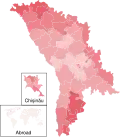 Résultats d'Alexandru Stoianoglo au 1er tour par raïon