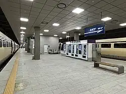 Quais 4,5 de la gare.