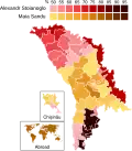 Résultats du 2d tour par raïon