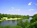 Plaine de l'Europe de l'Est, rivière Khoper près de Novokhopiorsk