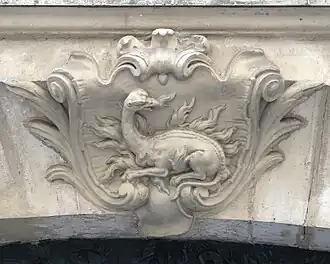 Détail du porche.