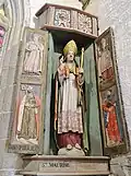 Chapelle Sainte-Cécile : statue de saint Maurice.