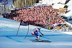 Arrivé de la Coupe du monde de ski à Wengen