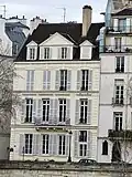 Le no&nbsp;22 vu du quai de la Tournelle.