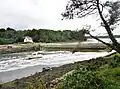 L'étang de Toulvern et sa digue.