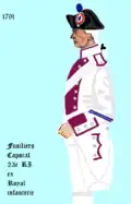 23e régiment d’infanterie de ligne de 1791 à 1792