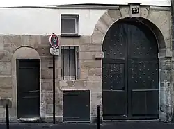 Porche d'entrée du no&nbsp;23.
