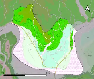 Carte géologique de La Roque-Gageac.