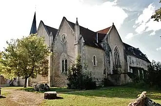 Le chevet de l'église...