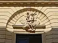 Détail de la façade du no&nbsp;26 rue de Lille.