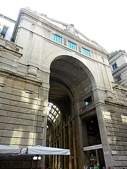 Entrée sur le Corso Vittorio Emanuele II.