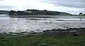 L'île de Tibidy vue depuis la pointe de Glugeau (en Le Faou).