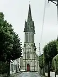 Église paroissiale Saint-Ignace : la façade.