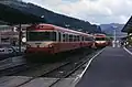 Deux X4300 (Caravelles) garés à Saint-Dié-des-Vosges, août 1989.